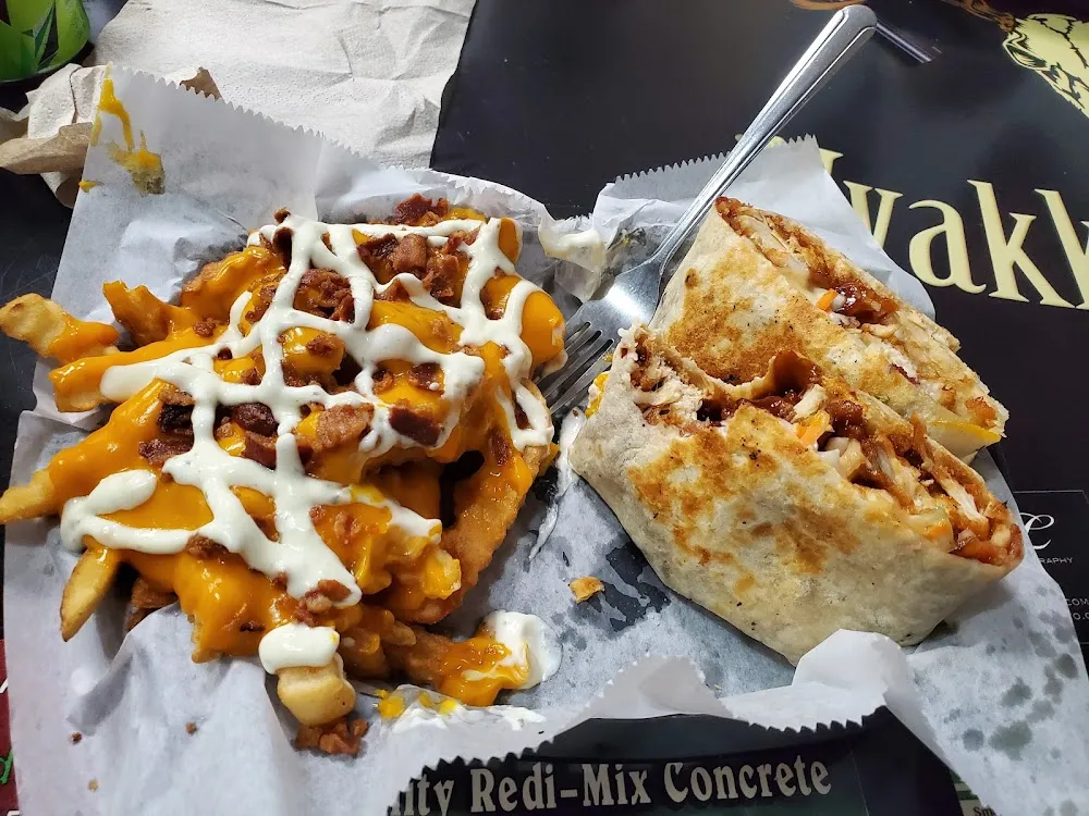Bret Bomb with Loaded Fries